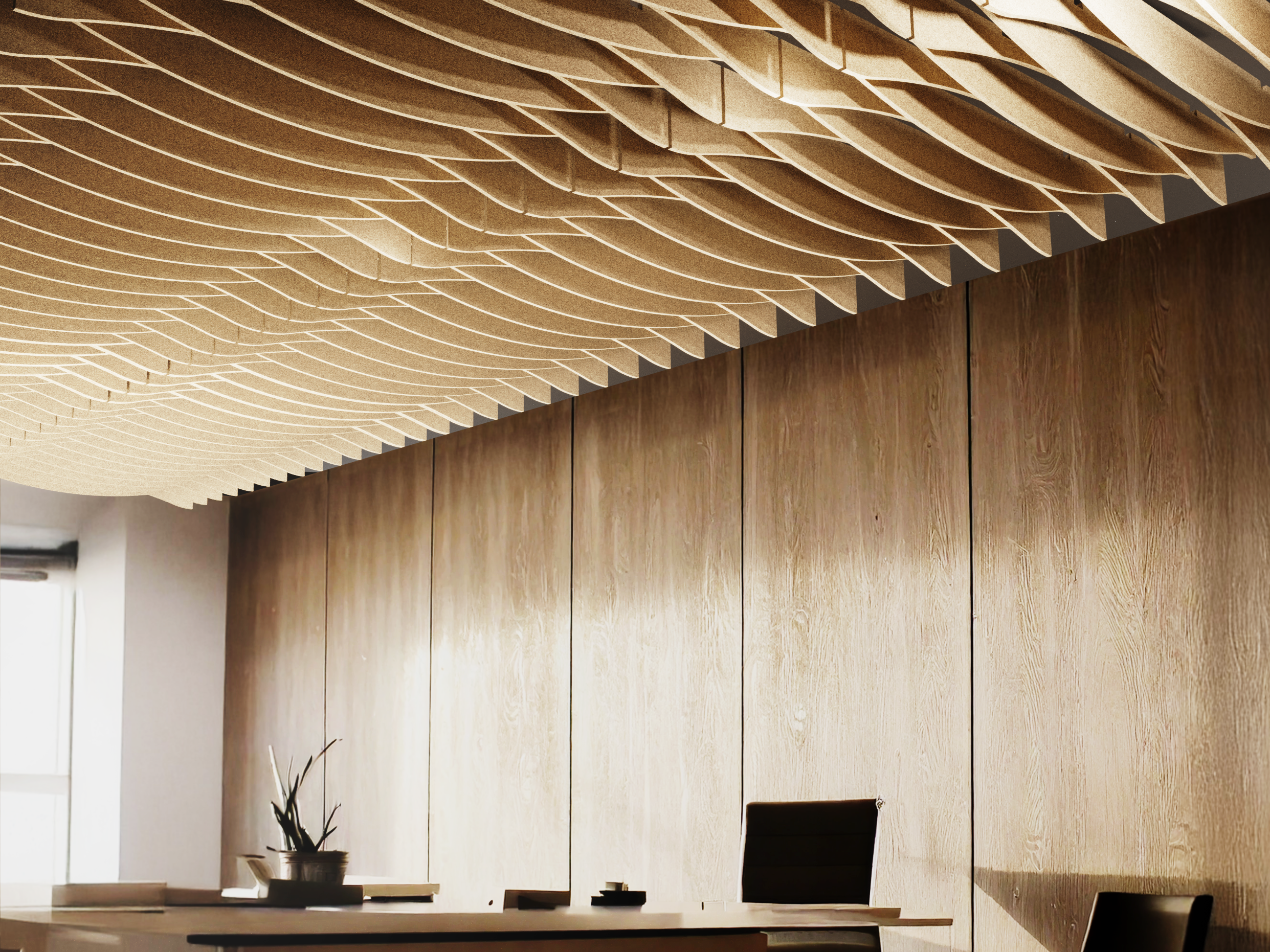 Ceiling Baffles - Half Arc