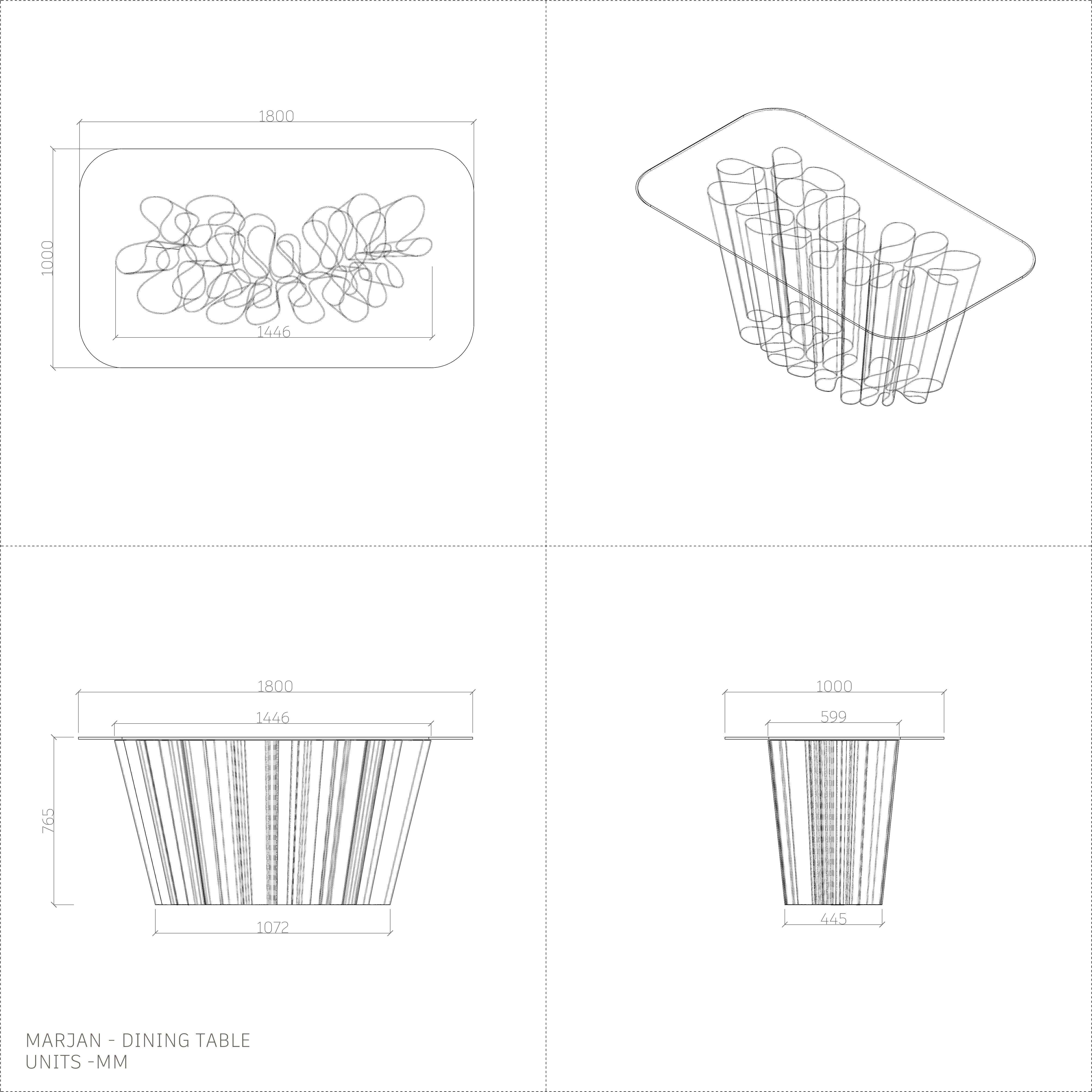 Dining Table - Marjan