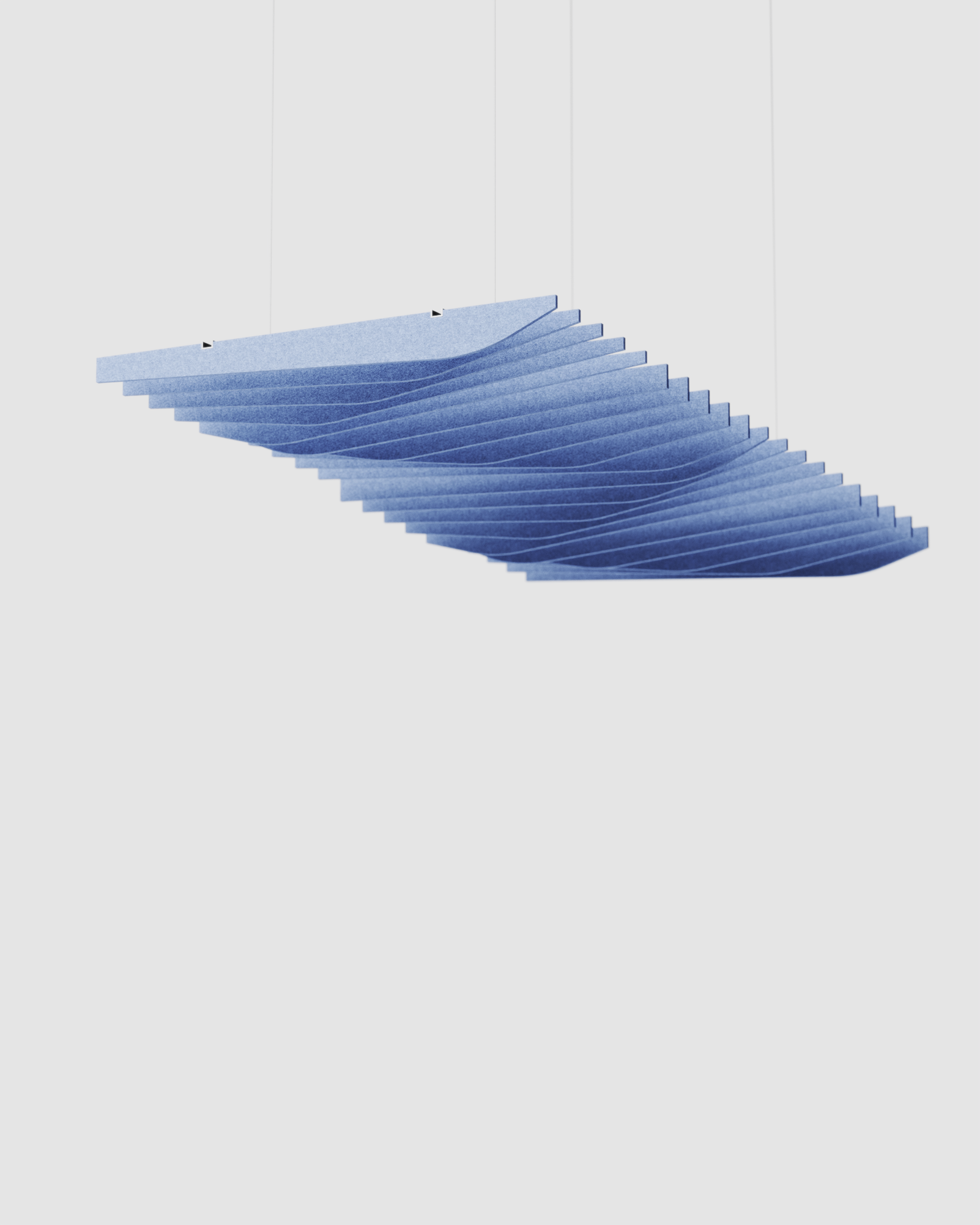 Ceiling Baffles - Alternating Pointy