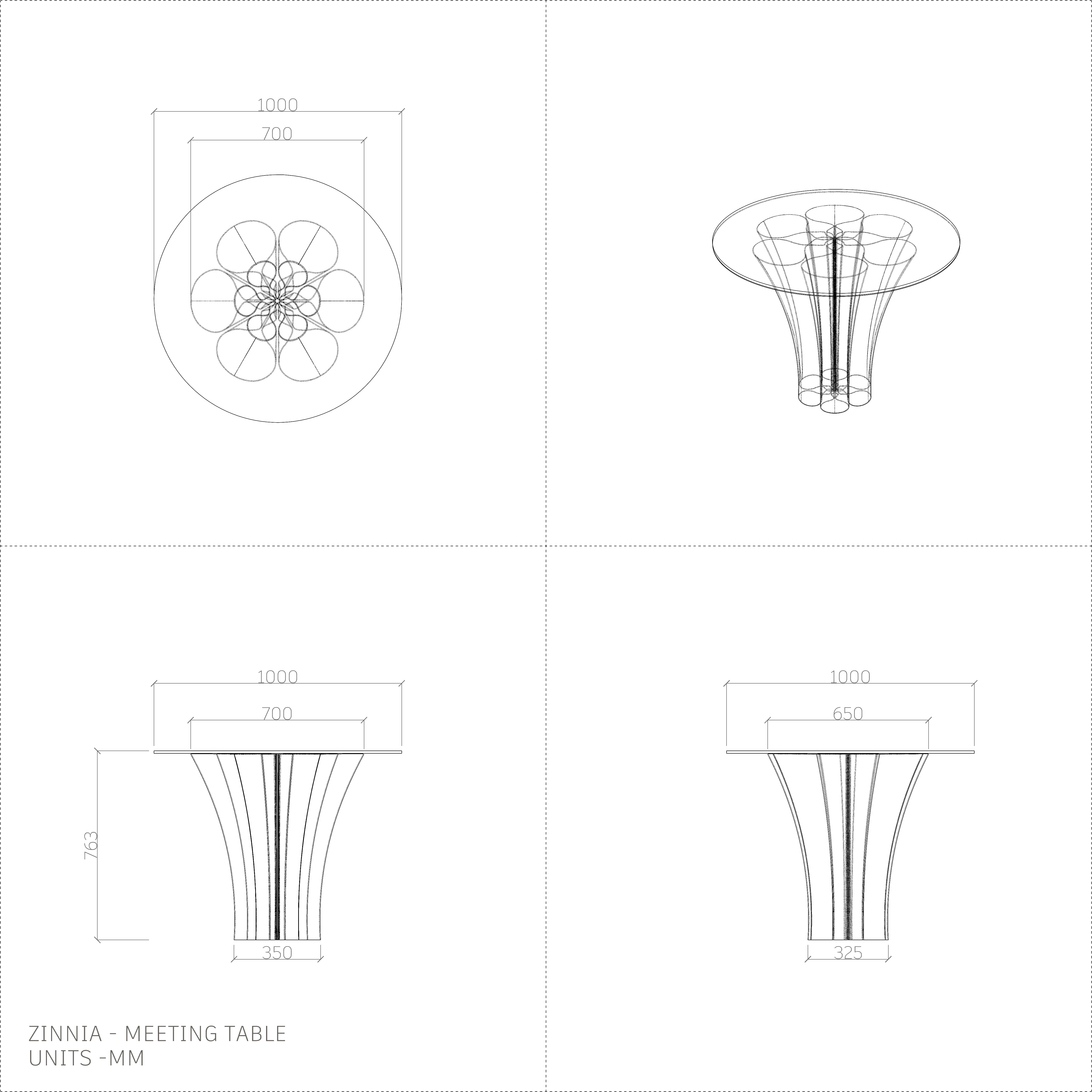Meeting Table - Zinnia
