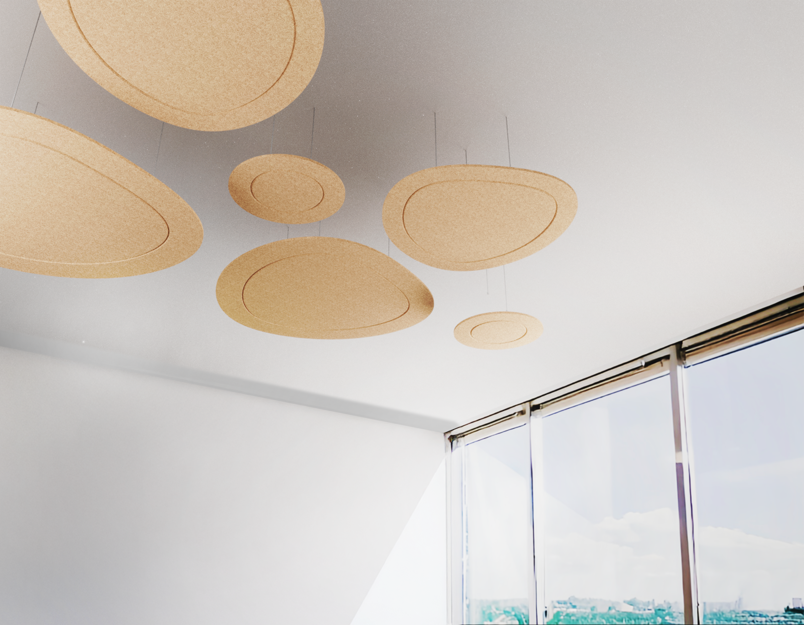 Ceiling Panel - Pebbles