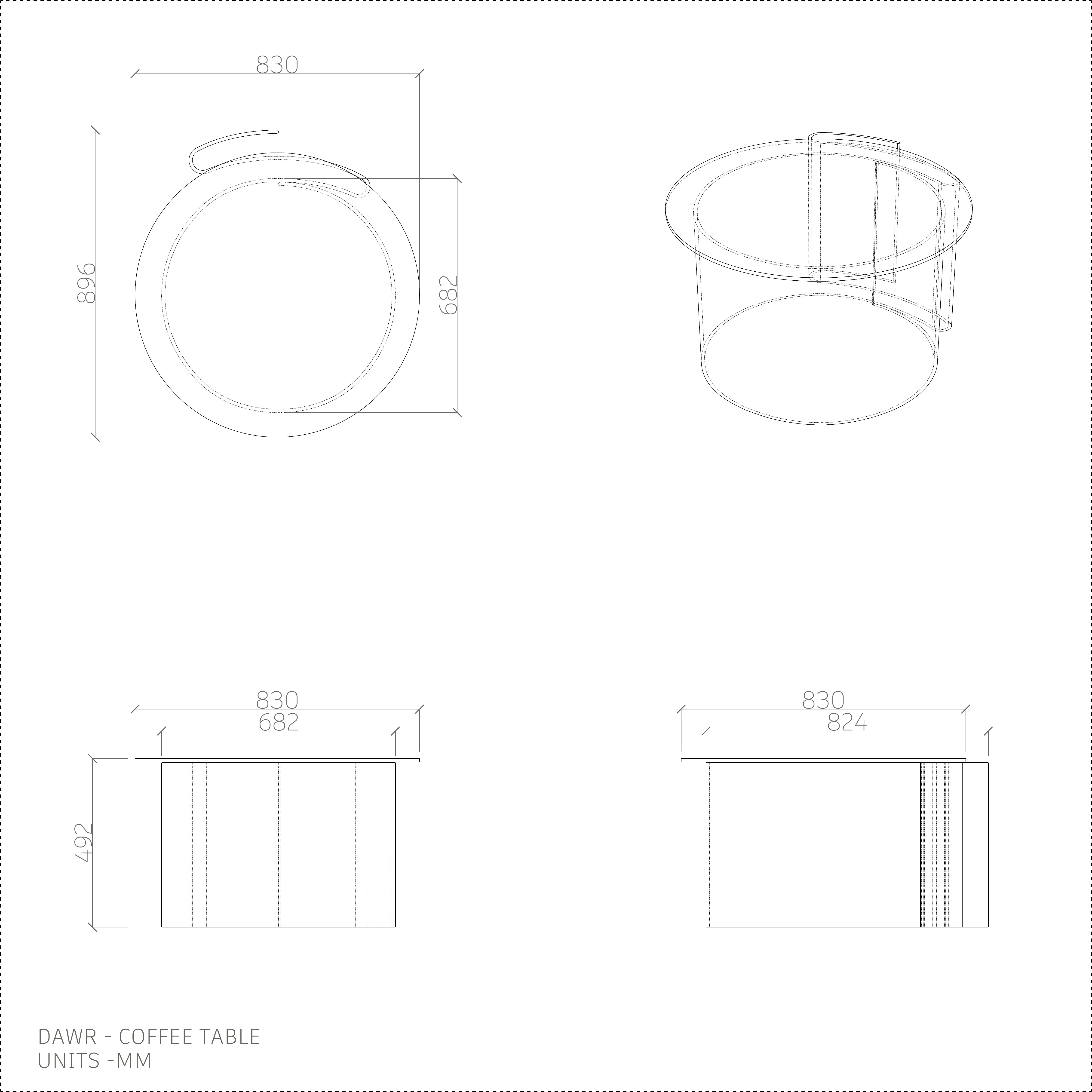 Coffee Table - Dawr