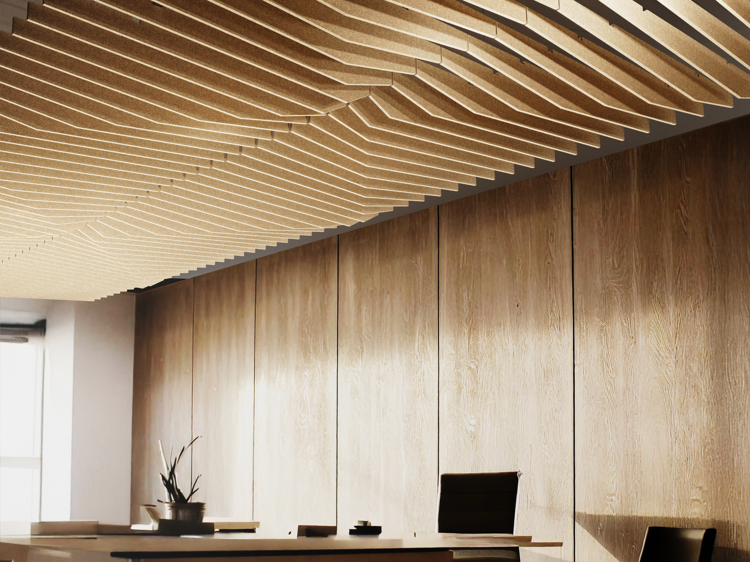 Ceiling Baffles - Pointy